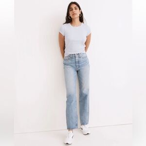 Madewell The Perfect Vintage Straight Jean in Seyland Wash 31 Tall